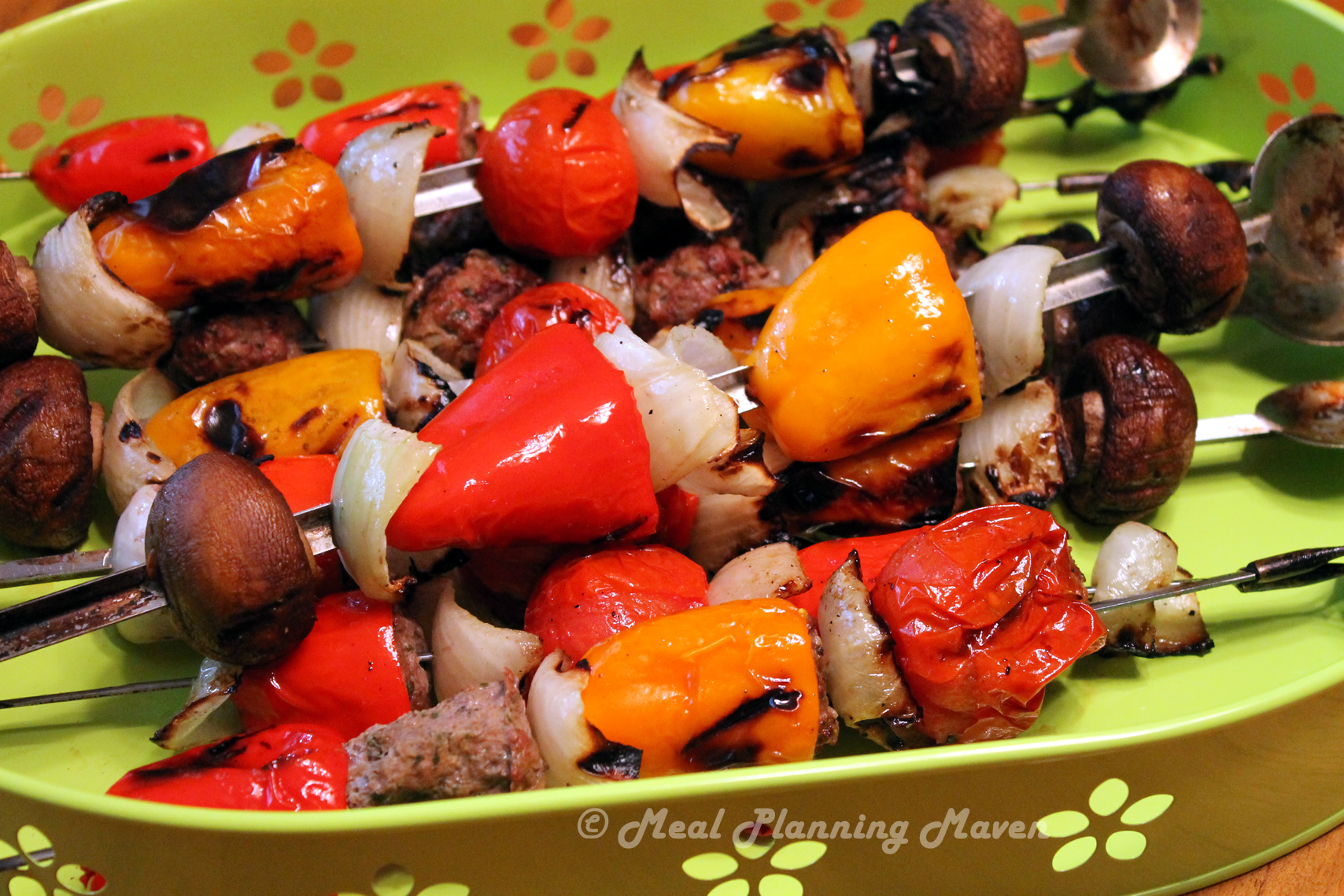 Beef Kefta Kabobs