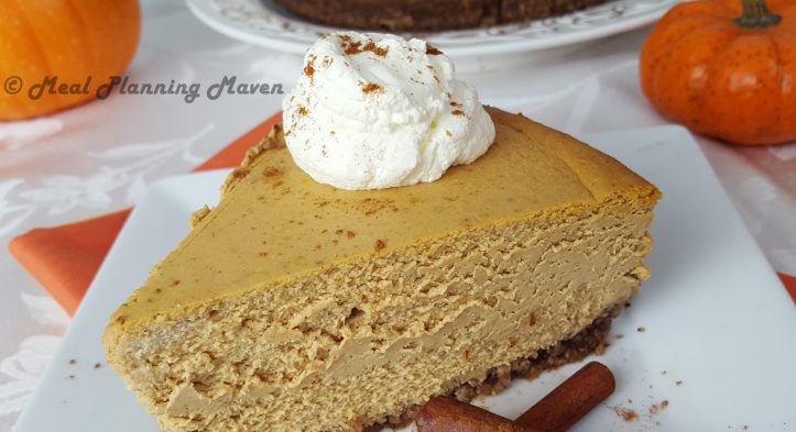 Holiday Pumpkin Cheesecake