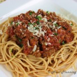 Crockpot Spaghetti Sauce with Meat