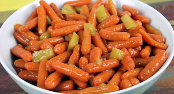 Apricot-Lemon Glazed Carrots ‘n Pineapple