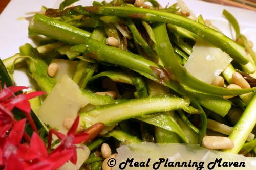Asparagus Ribbon Salad with Lemony Vinaigrette