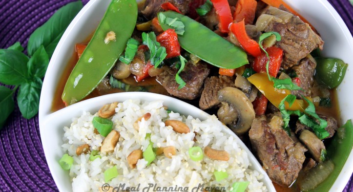 Crockpot Asian Beef ‘n Vegetable Curry