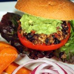 Zesty Black Bean Burgers