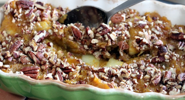 Crunchy Butternut Squash ‘n Apple Bake