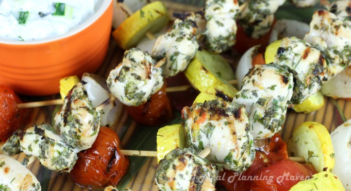 Chicken ‘n Veggie Souvlaki