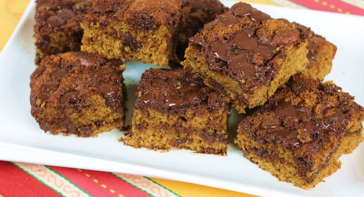 Chocolate Chip Coffee Cake Squares