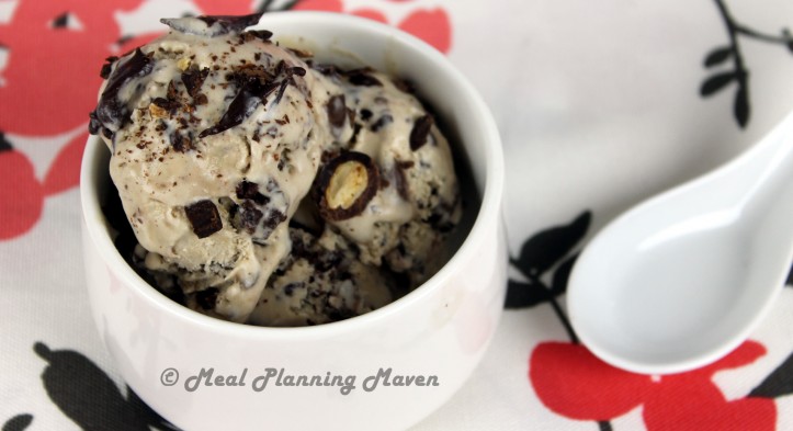 Cocoa-Almond Crunch Ice Cream