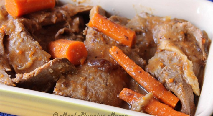 Cranberry Brisket with Vegetable Gravy
