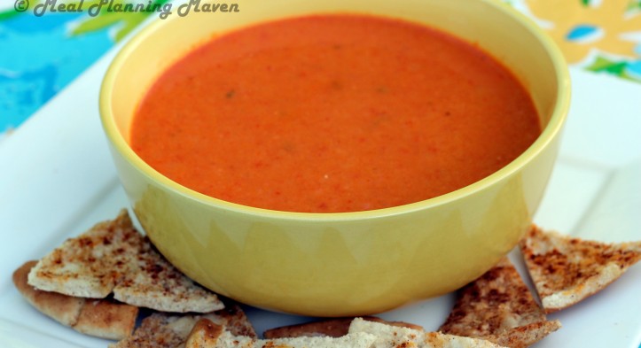 Cream of Roasted Red Pepper ‘n Tomato Soup