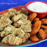 Crispy Baked Chicken Nuggets with Honey Mustard Dip