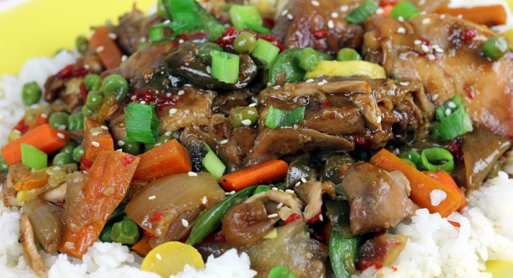 Crockpot Glazed Chicken ‘n Vegetables