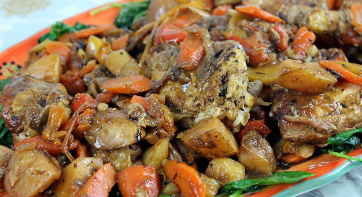 Crockpot Balsamic Chicken ‘n Vegetables