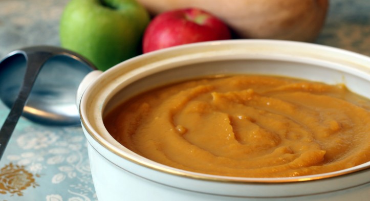 Crockpot Butternut Squash ‘n Apple Bisque