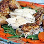 Crockpot “Rotisserie” Chicken ‘n Vegetables