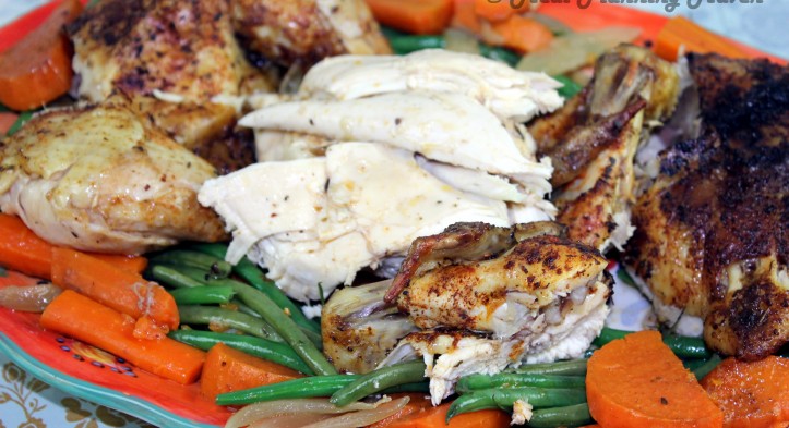 Crockpot “Rotisserie” Chicken ‘n Vegetables