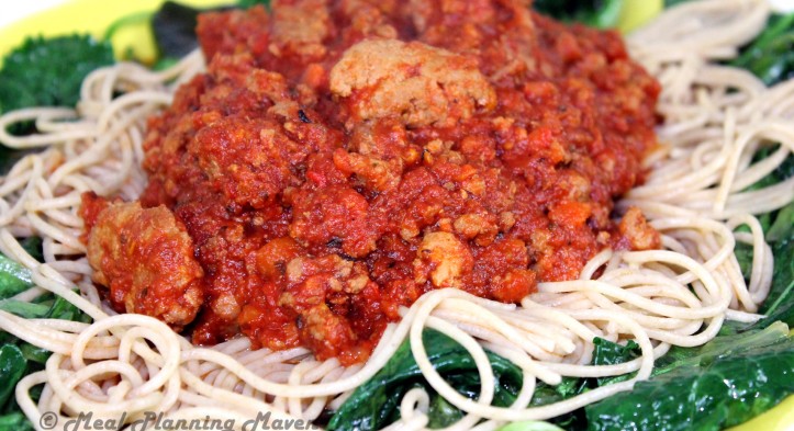 Crockpot Turkey Sausage ‘n Peppers Marinara