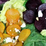 Duo of Beets Salad with Orange-Basil Vinaigrette