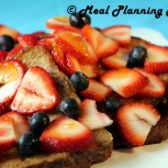 Apricot-Glazed French Toast with Fresh Berries