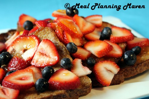 Apricot-Glazed French Toast with Fresh Berries