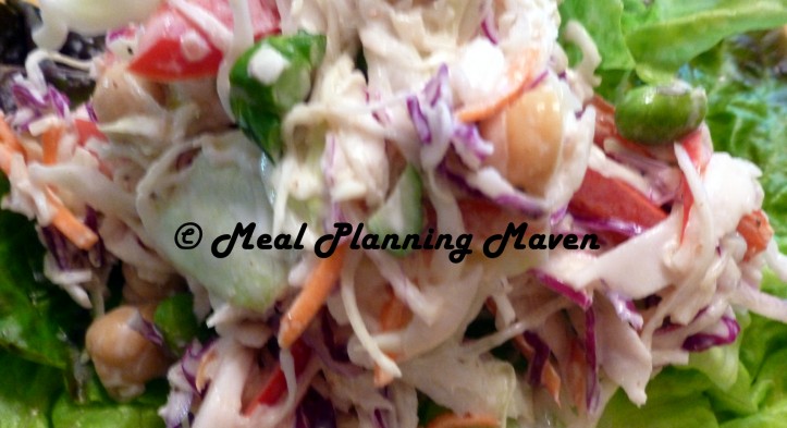 Garbanzo and Edamame Slaw