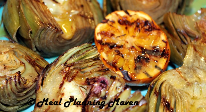 Grilled Baby Artichokes with Lemon Vinaigrette