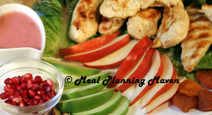 Grilled Chicken Salad with Pomegranate Vinaigrette