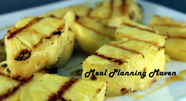 Grilled Pineapple with Orange-Honey Glaze