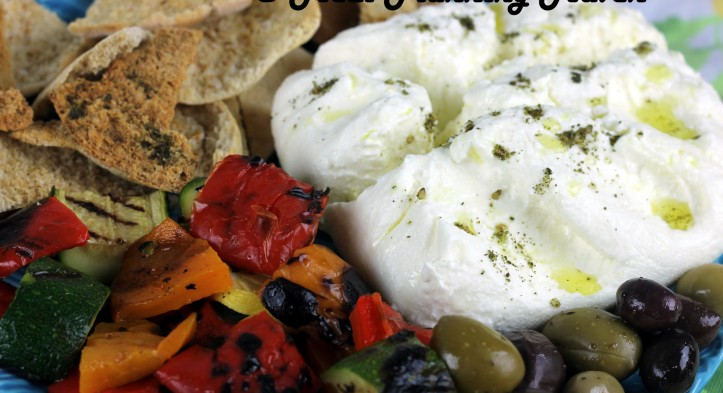 Grilled Vegetable Meze with Labneh