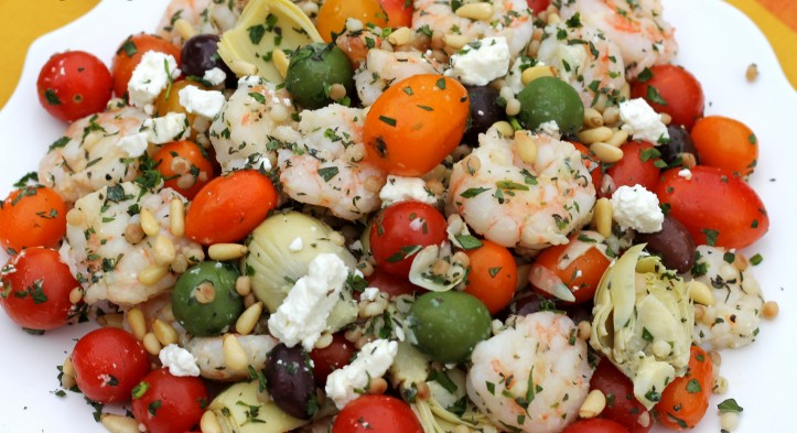Mediterranean Shrimp ‘n Couscous Salad