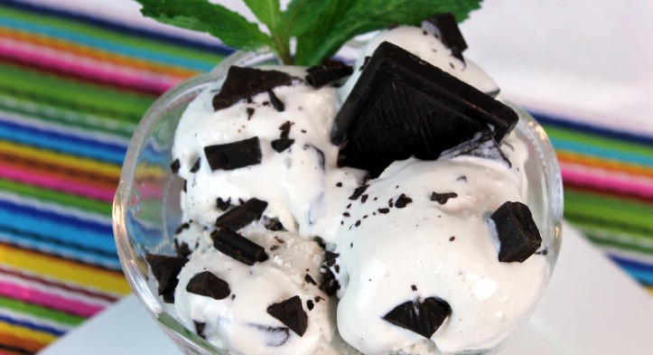Mint-Infused Chocolate Chunk Ice Cream