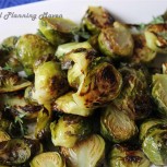 Roasted Brussels Sprouts with Fresh Thyme