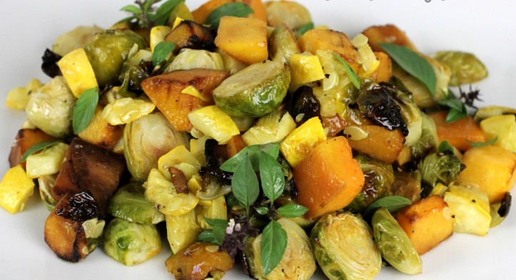 Roasted Butternuts ‘n Brussels