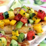Broiled Grouper with Tropical Fruit Salsa