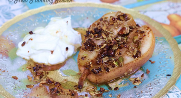 Mini Roasted Pear Crumbles
