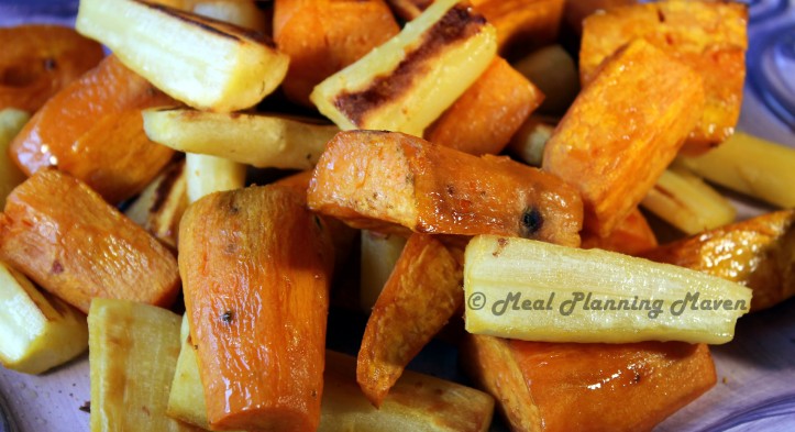 Roasted Sweets ‘n Parsnips