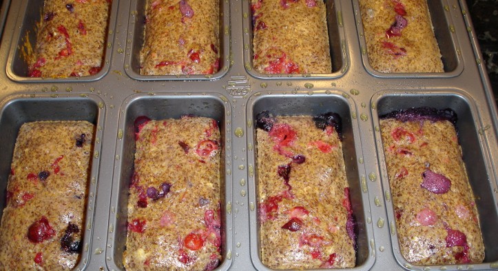 Triple Berry Flax Bars