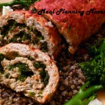 Turkey-Spinach Meatloaf Roulade