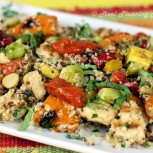 Chicken, Roasted Vegetables ‘n Quinoa Toss