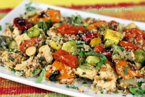 Chicken, Roasted Vegetables ‘n Quinoa Toss