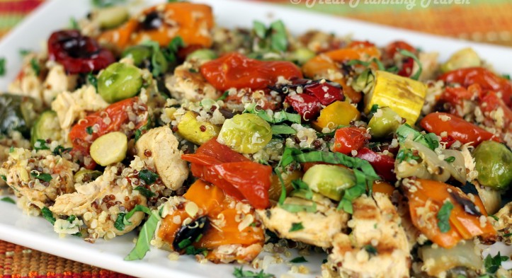 Chicken, Roasted Vegetables ‘n Quinoa Toss