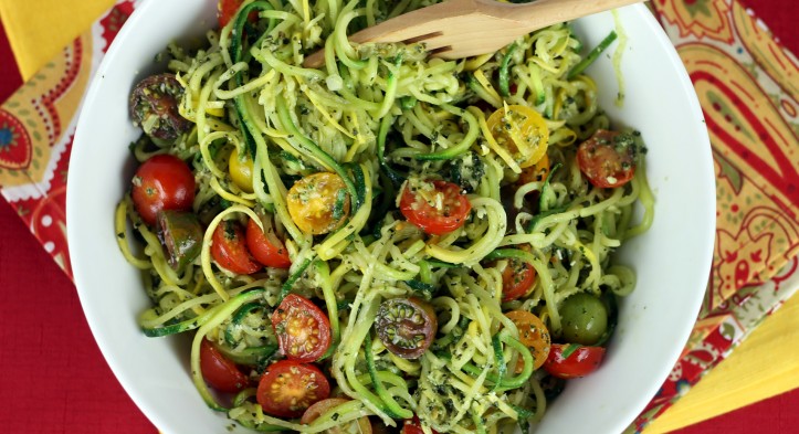 Pesto “Voodles” (Veggie Noodles)
