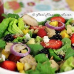 Grilled Chicken Salad with Berry-Balsamic Vinaigrette