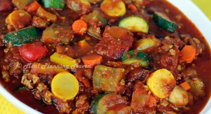 Rustic Turkey-Vegetable Marinara