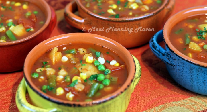 Old Fashioned Veggie Soup…the Perfect Comfort Food