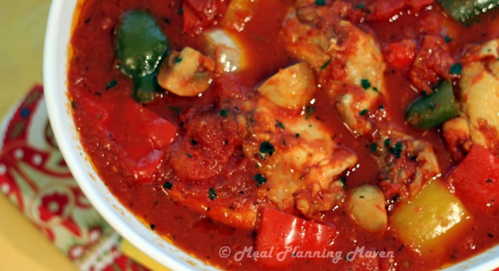 Crockpot Chicken Cacciatore-a Long Time Family Favorite