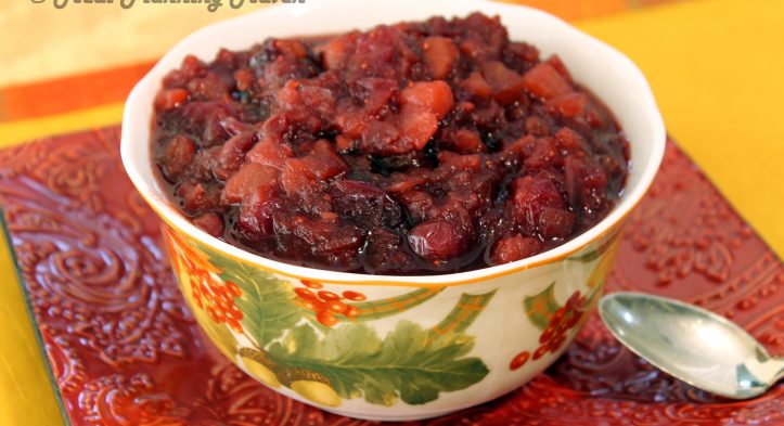 Apple-Pear Cranberry Chutney-a Festive and Delicious Holiday Staple