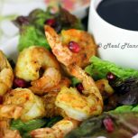 Grilled Moroccan Shrimp with Cherry-Pom Dipping Sauce