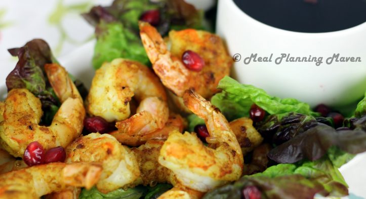 Grilled Moroccan Shrimp with Cherry-Pom Dipping Sauce