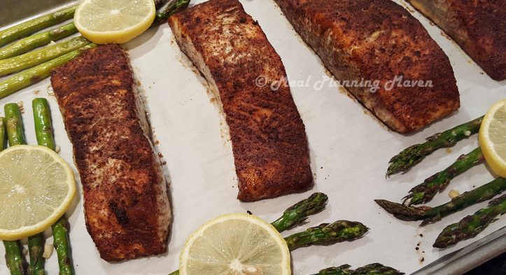 Sheet Pan Bronzed Salmon ‘n Asparagus