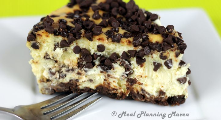Ultimate Chocolate Chip Cheesecake